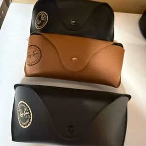Ray-Ban Men's Sunglasses Cases - Black and Brown